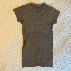 Lululemon grey swifty tech short sleeve workout top